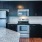 Kitchen with stainless steel appliances and ample countertop space